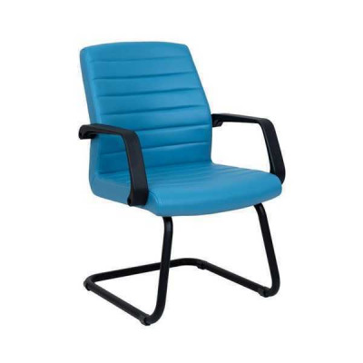 Waiting Room Practice Law Firm Office Furnishings Blue Leather Chairs Conference Chair