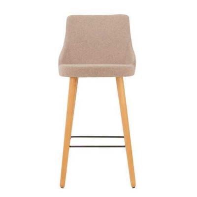 Modern Bar Stool Chair Designer Wood Dining room chair Stool Bar Beige new