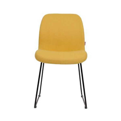 Chairs Yellow Luxury Design Upholstery Chair Office Furniture new Dining room Textile Furniture