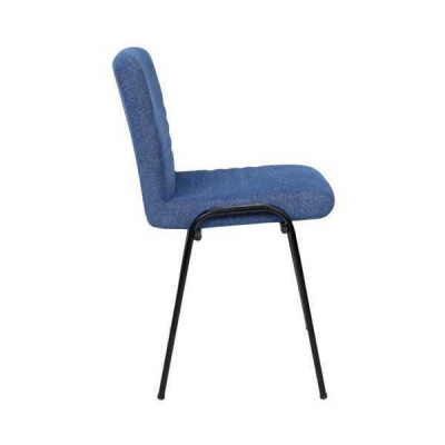 Office chair Blue Luxurious office chair Office chair Textile designer chair Metal furniture