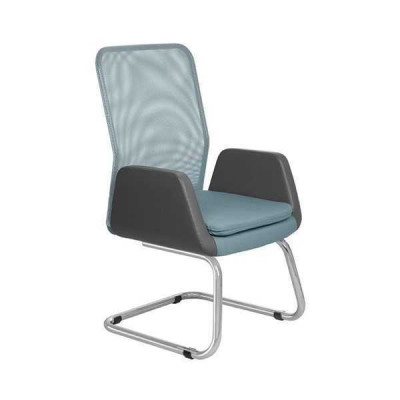 Modern Executive Chair Stylish Padded Textile Office Chair Blue New Chair