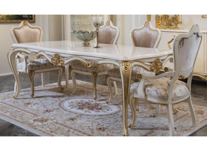 Dining room Dining table Chair Set Group Suite Table Suite Luxury 5-piece.