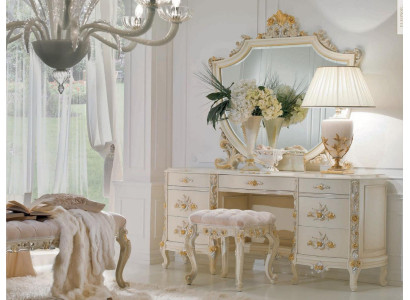 Dressing table, dressing table, console table, dressing table, bedroom, luxury beige