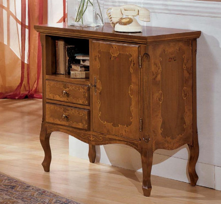 Classic Chest of drawers Wardrobe Wood Cabinets Furniture Consoles Italian Furniture Brown