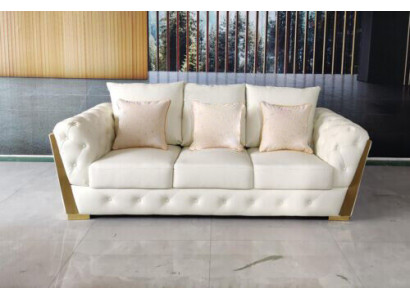 Three Seater Couch Furniture Furnishings Chesterfield Medusa Luxury Furnishings