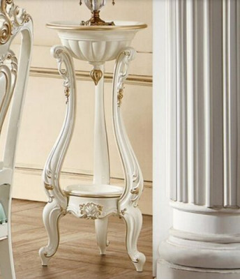 Flower stand flower stand vases stand baroque rococo shelf wood