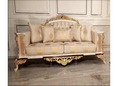 Three Seater Sofa 3 Seater Classic Sofa Sofas Couch Fabric Style Baroque Furniture new