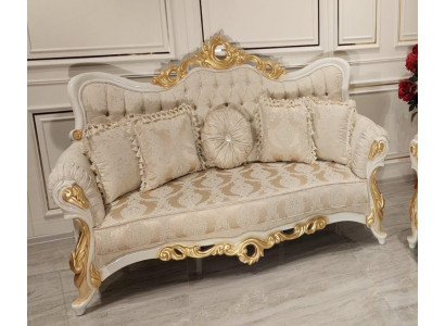 Three Seater Sofa 3 Seater Baroque Rococo Sofa Sofas Couch Fabric Style Baroque Seat