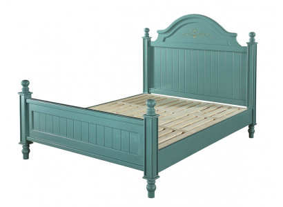 Green Bed Practical Upholstered bed Luxury Double Bedroom Design Bed Beds