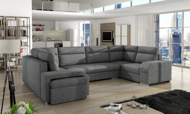 XXL Living landscape Corner sofa Sofa Couch Upholstery Suite Designer U-shape Corner new