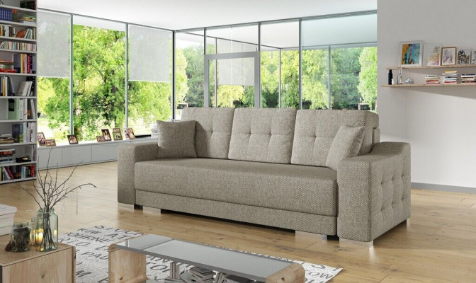 3 Seat Sofa Couch Textile Fabric Bed function Sofa bed new Upholstery Suite new