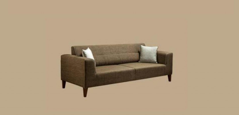 Sofa set 3+1 Seat Upholstery Sofa Upholstery Furniture brown Fabric