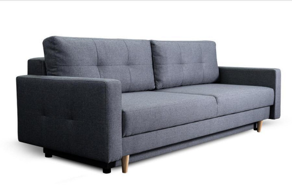 Style, rigor and comfort are the main advantages of this comfortable and practical extendable 3-seater sofa