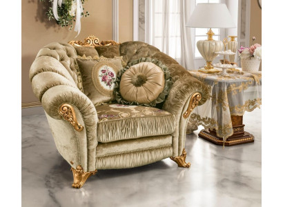 Designer Lehn Chair Upholstery Sofa Seater Baroque Rococo Living room Armchair Lounge