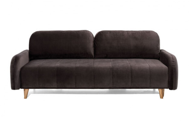 The luxurious large sofa bed is made of high-quality material