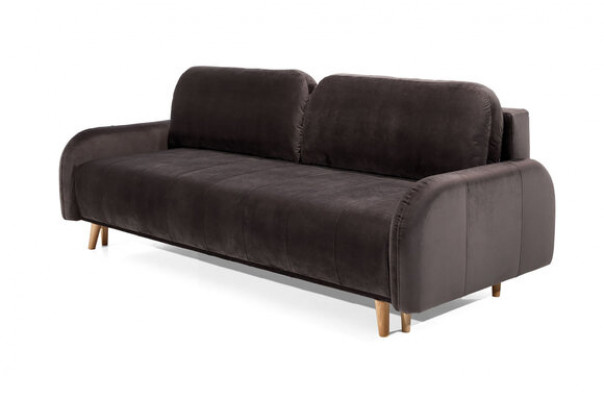 The luxurious large sofa bed is made of high-quality material