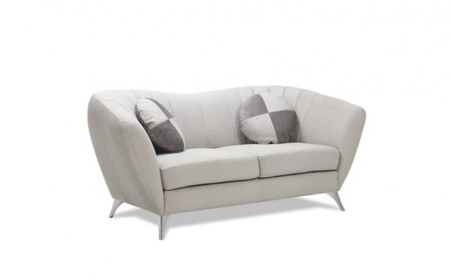 The 2-seater sofa in an elegant and modern style fits perfectly into any interior