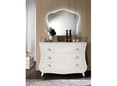 Chests of drawers Italian Furniture Solid Mirror 2-piece Chest of drawers Sideboard Wardrobe Wood