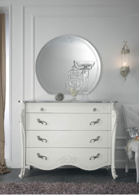 Chest of drawers White Style Wood Furniture Chests of drawers new Italian Furniture Design MobilPiu