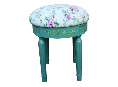 Designer Seat Upholstery Stool Upholstery Seat Stool Stool Textile Wood Style Country House