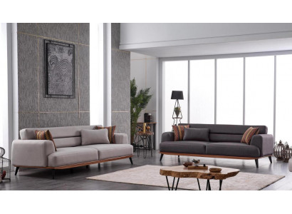 Sofa set 3+3 Seater Modern Designer Sofa Couch Luxury Group 2 pcs